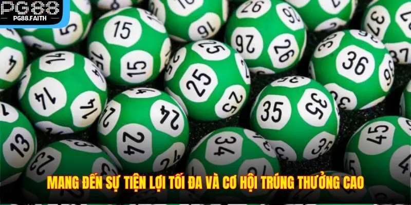 Xổ Số PG88 – Cơ Hội Để Hội Viên Đổi Đời Từ Con Số May Mắn 4 Mang đến sự tiện lợi tối đa và cơ hội trúng thưởng cao