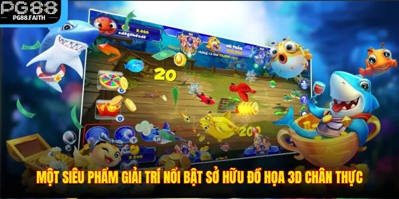 Bắn Cá Đổi Thưởng PG88 – Săn Thủy Quái Nhận Quà Cực Khủng 4 Một siêu phẩm giải trí nổi bật sở hữu đồ họa 3D chân thực